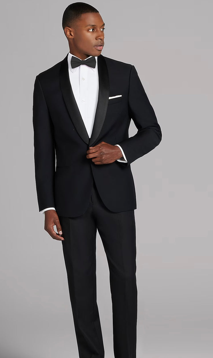 Item Glorify - Black Satin Lapel Two Piece