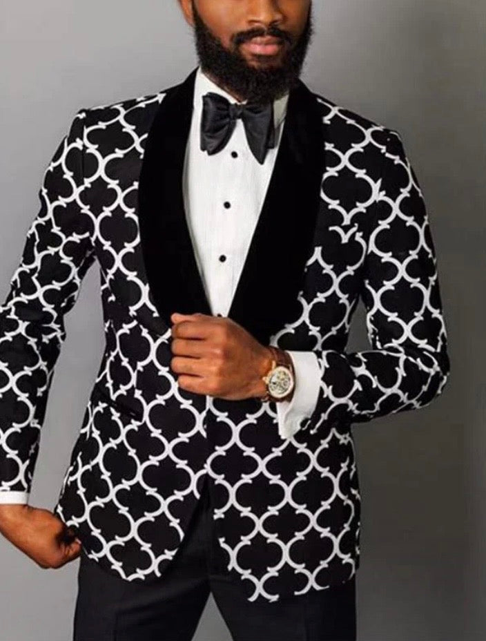 Item Honesty - Black Printed Two Piece
